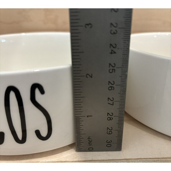 Creative Brands 47th & Main Ceramic Pet Bowl Tacos & Tequila Set Brand New - Picture 2 of 5